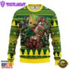 Oregon Ducks Groot Hug Christmas Ugly Sweater Sport For Fan