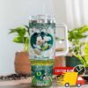 Oregon Ducks NCAA Mickey Mouse Glitter Custom Stanley Quencher 40oz Stainless Steel Tumbler With Handle