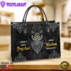 Owl I Have Wisdom Highlights Leather Bag Gift For Owl Lovers Christ Gifts Leather Bags
