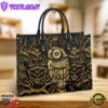 Owl Leather Carving Style Lovely Owl Leather Bag Gift For Owl Lovers Christ Gifts Leather Bags