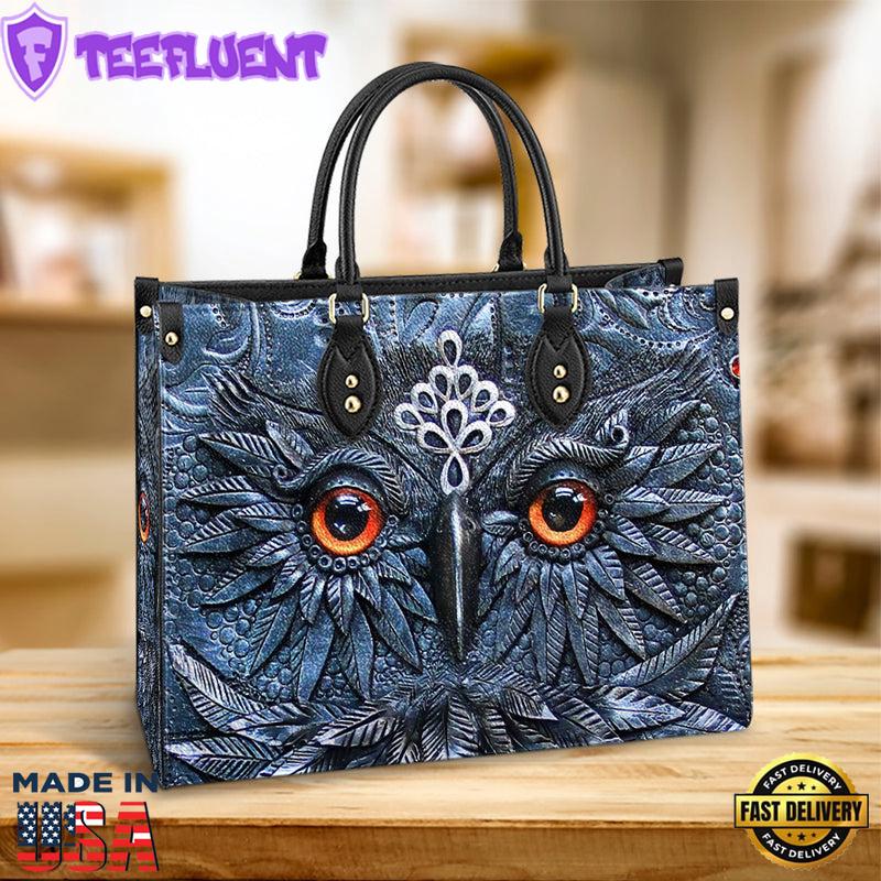 Owl Leather Style 3 Leather Bag Gift For Owl Lovers Christ Gifts Leather Bags