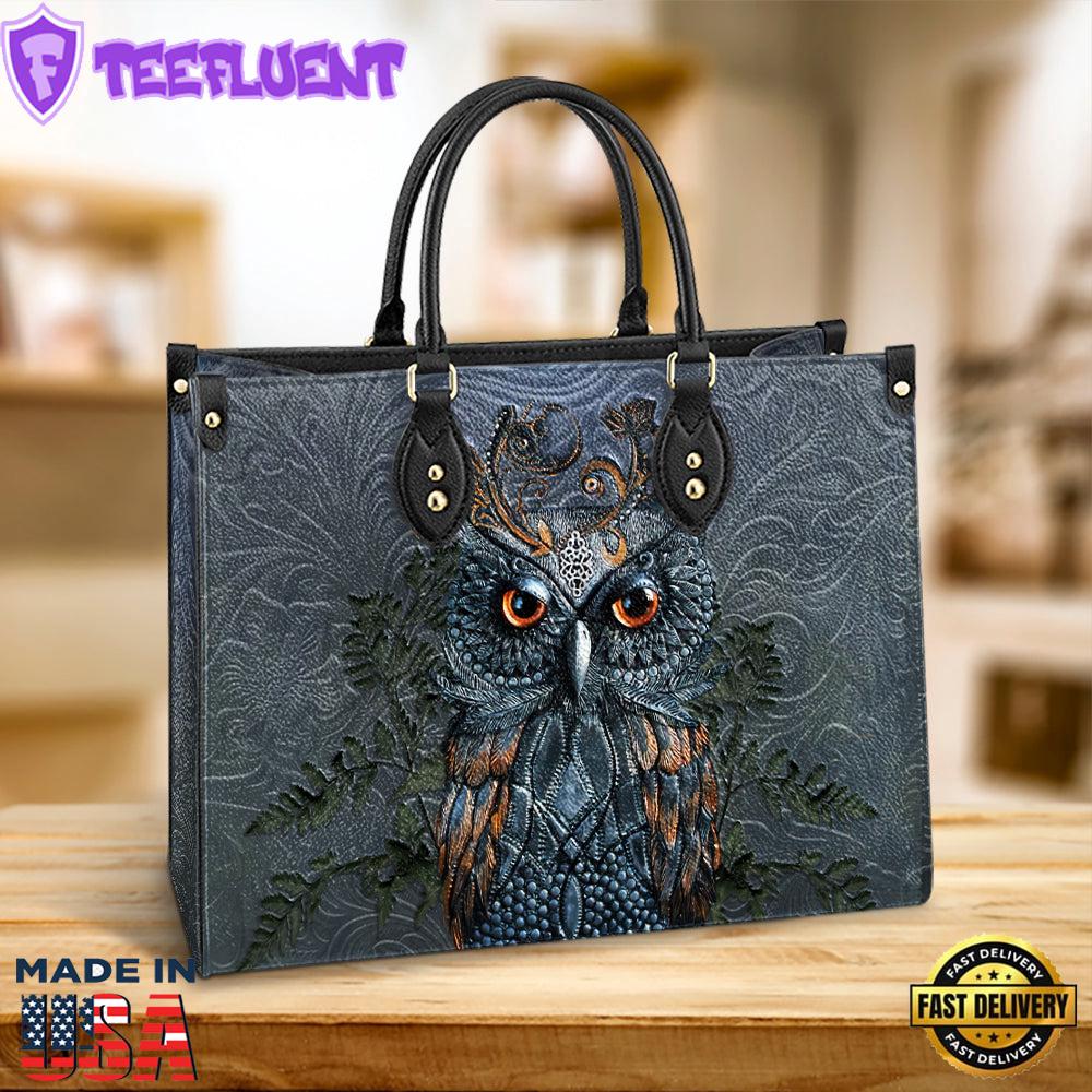 Owl Leather Style Pu Leather Bag Gift For Owl Lovers Christ Gifts Leather Bags