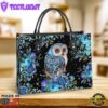 Owl Lover Leather Bag Gift For Owl Lovers Christ Gifts Leather Bags
