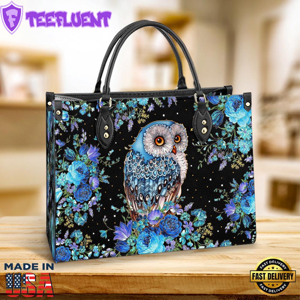 Owl Lover Leather Bag Gift For Owl Lovers Christ Gifts Leather Bags