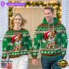 Papillon Dog Cheer with Santa Hat Christmas Sweatshirt And Hoodie Green