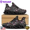 Party Elements Christmas Print Pattern Black Max Soul Shoes