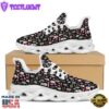 Party Elements Christmas Print Pattern White Max Soul Shoes