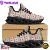 Party Knitted Christmas Print Pattern Black Max Soul Shoes