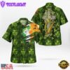 Patrick'S Day Flag And Item Green Clover Background Hawaii Shirt