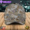 Patriotic Deer & Flag Baseball Cap