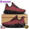 Paw Knitted Christmas Print Pattern Black Max Soul Shoes