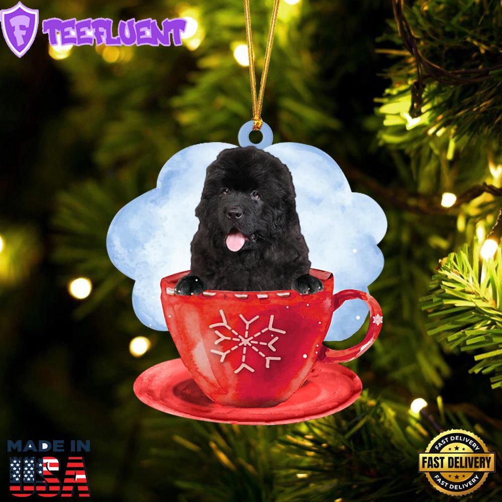 Pekingese On The Cup Christmas Ornament, Gift For Christmas