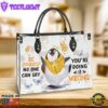 Penguin Be Yourself Leather Bag Christ Gifts Leather Bags