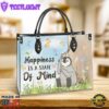 Penguin Happiness Is A State Of Mind 1 Leather Bag Christ Gifts Leather Bags