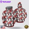 Penguin Love Christmas All Over Print 3D Hoodie