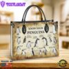 Penguin Lover Know Your Penguins Leather Bag Christ Gifts Leather Bags