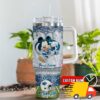 Penn State Nittany Lions NCAA Mickey Mouse Glitter Custom Stanley Quencher 40oz Stainless Steel Tumbler With Handle