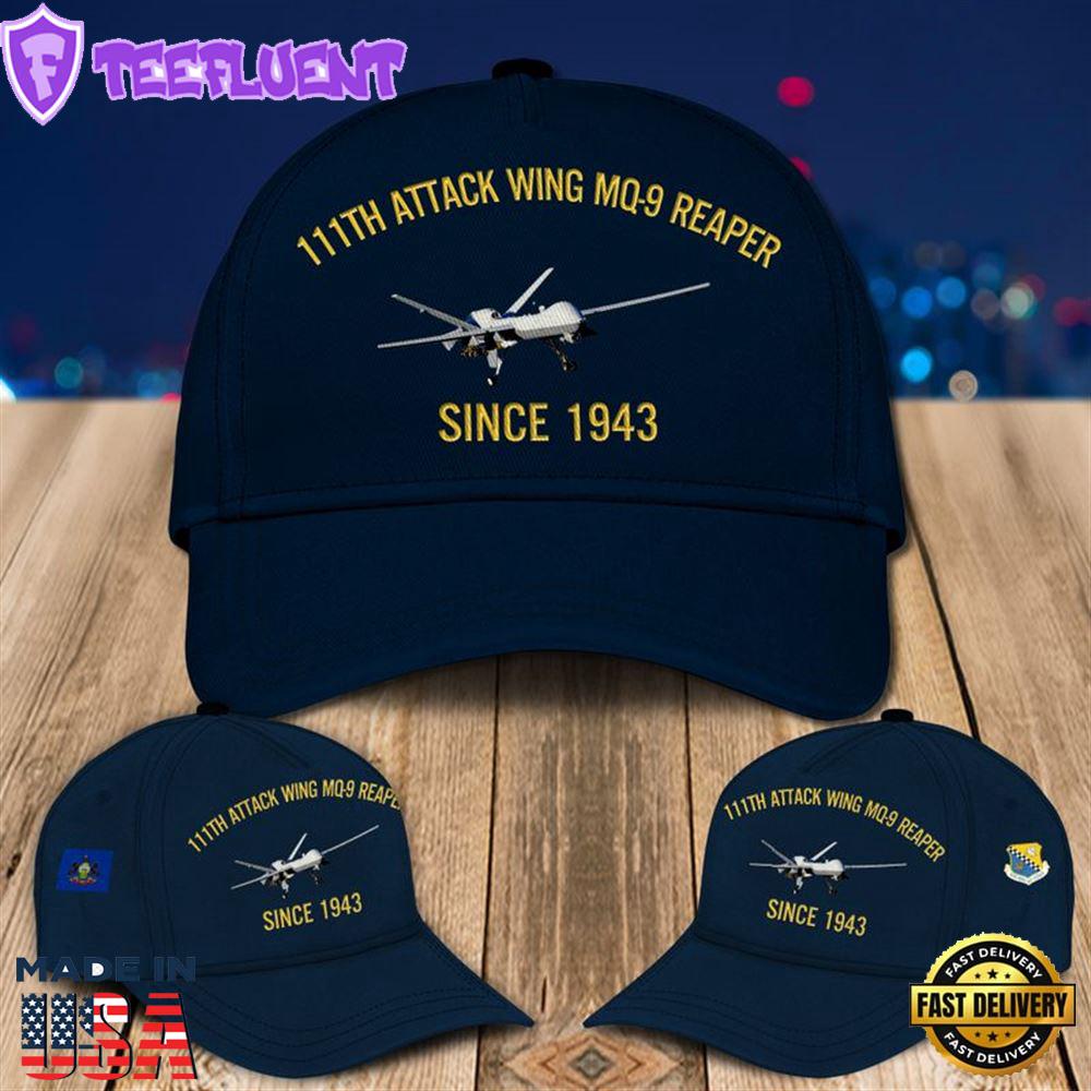 Pennsylvania Air National Guard 111th Attack Wing MQ-9 Reaper Baseball Cap