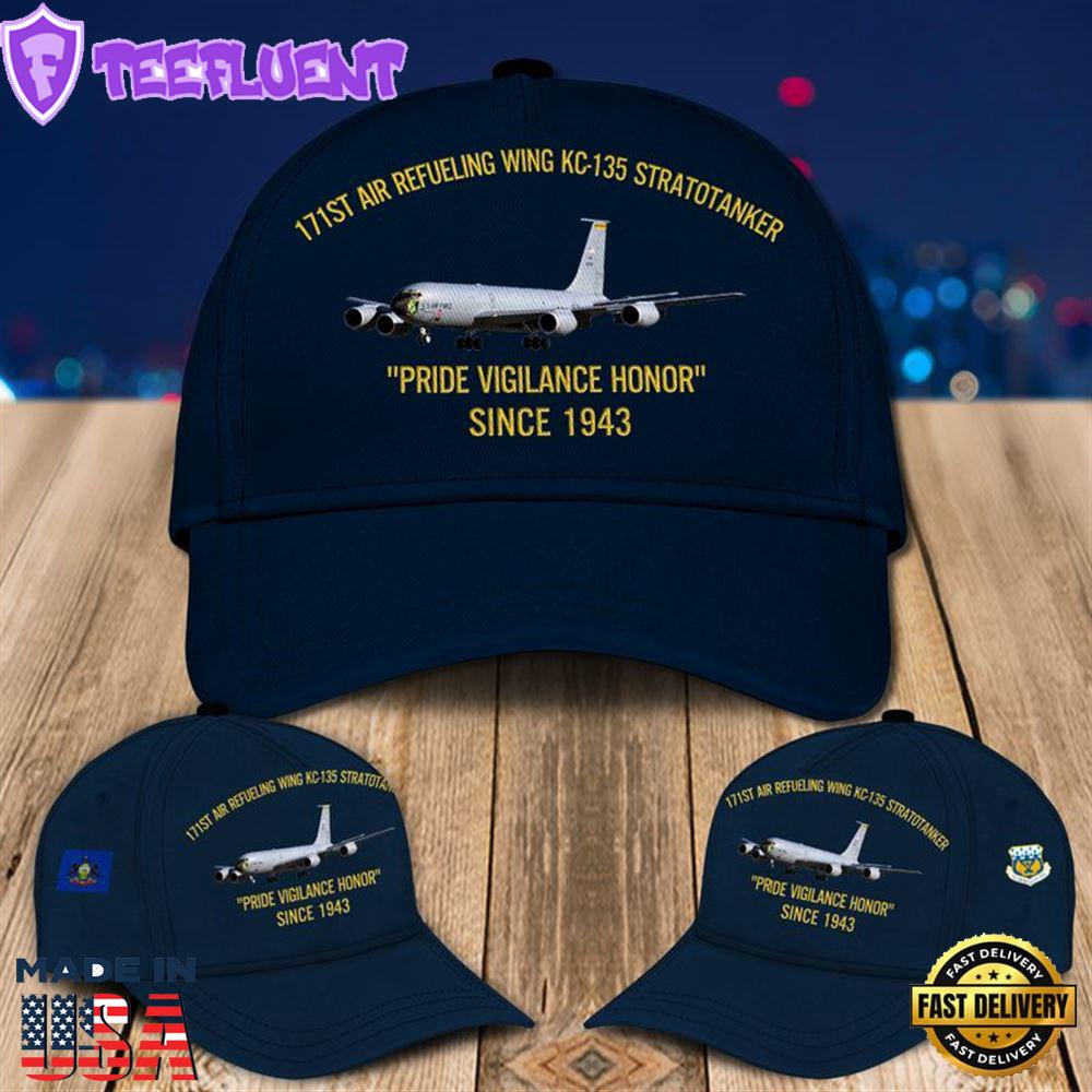 Pennsylvania Air National Guard 171st Air Refueling Wing KC-135 Stratotanker Baseball Cap