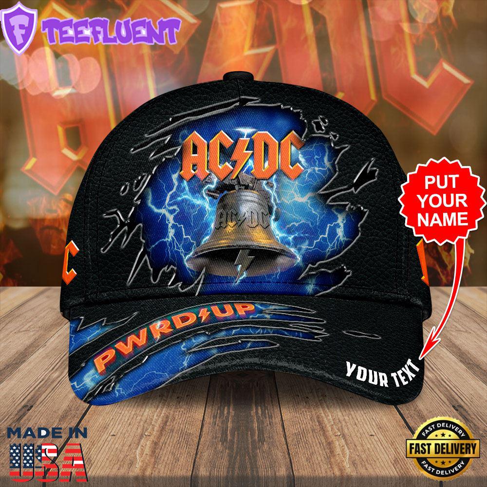 Personalized ACDC Tour Music 2025 3D Cap Hat For Fans