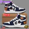 Personalized AFL Hyundai Blue White Logo Design Air Jordan 1 High Top