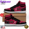 Personalized Alabama Crimson Tide Nike Red Black Logo Design Air Jordan 1 High Top 1