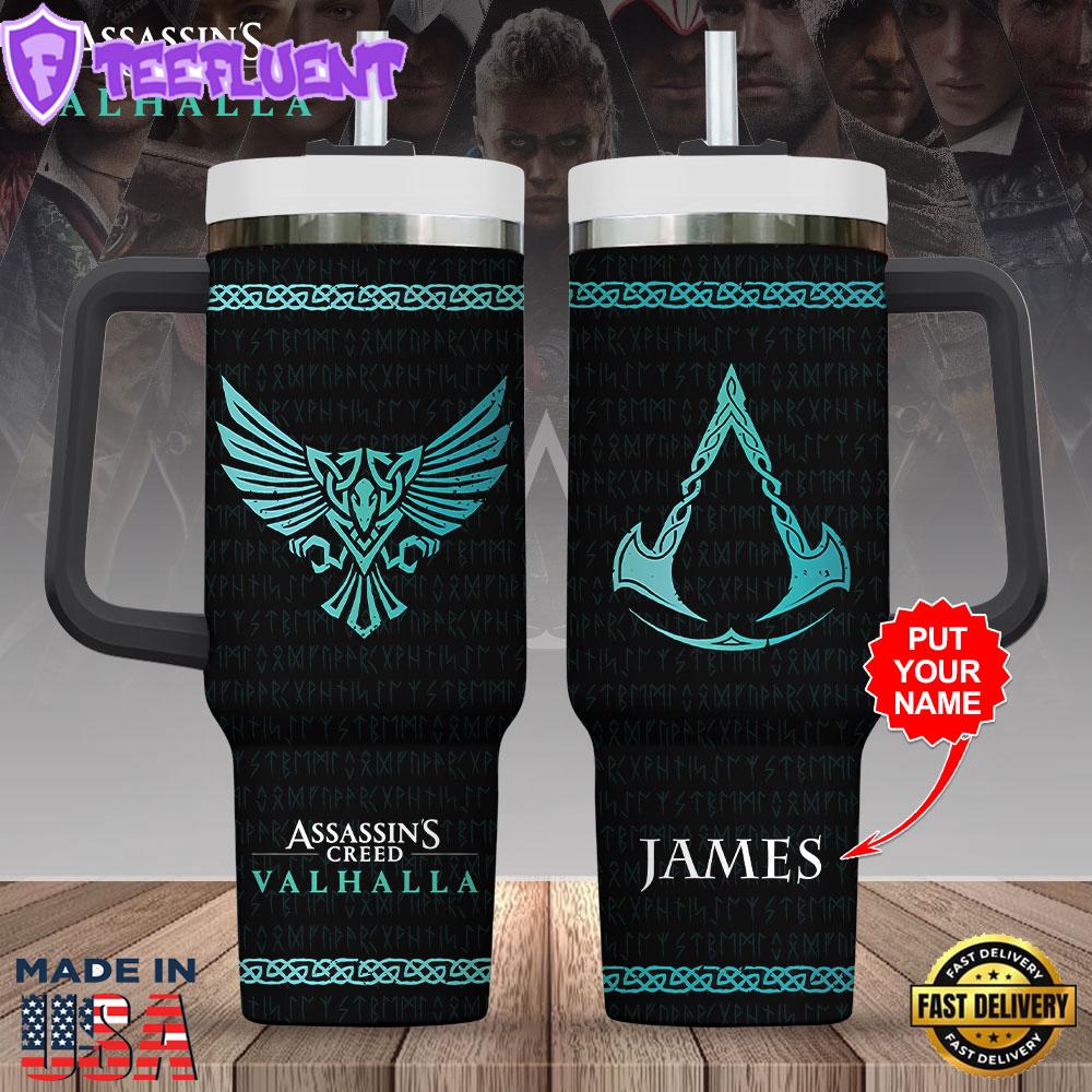 Personalized Assassin's Creed 40oz Stanley Tumbler