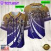 Personalized Baltimore Ravens 3D Baseball Jersey Nfl Baseball Jersey Mascot Shirt For Fans