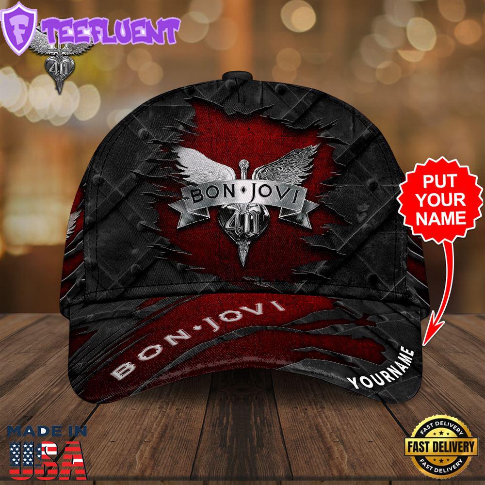 Personalized Bon Jovi Classic Cap 3D Hat Trendding New