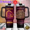 Personalized Brisbane Broncos 40oz Stanley Tumbler