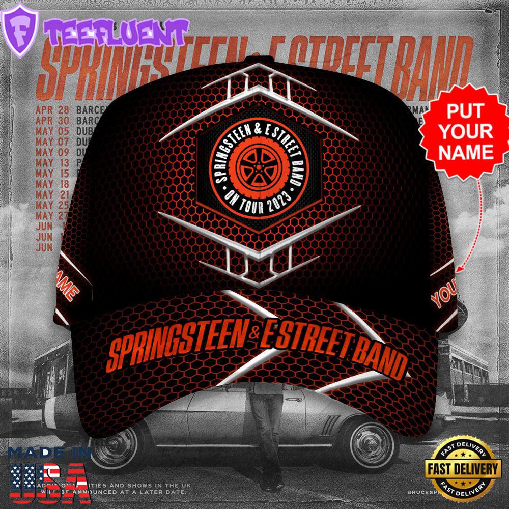 Personalized Bruce Springsteen Classic Cap Hat 3D For Women And Men