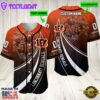 Personalized Cincinnati Bengals 3D Baseball Jersey Nfl Baseball Jersey Mascot Shirt For Fans