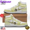 Personalized Club America Nike Logo Yellow White Design Air Jordan 1 High Top