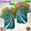 Personalized Jacksonville Jaguars 3D Baseball Jersey Nfl Baseball Jersey Mascot Shirt For Fans