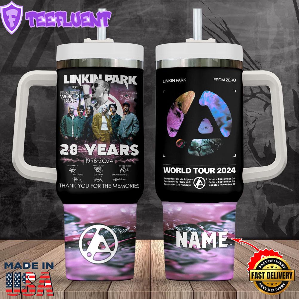 Personalized Linkin Park 40oz Stanley Tumbler