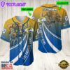 Personalized Los Angeles Rams 3D Baseball Jersey Nfl Baseball Jersey Mascot Shirt For Fans