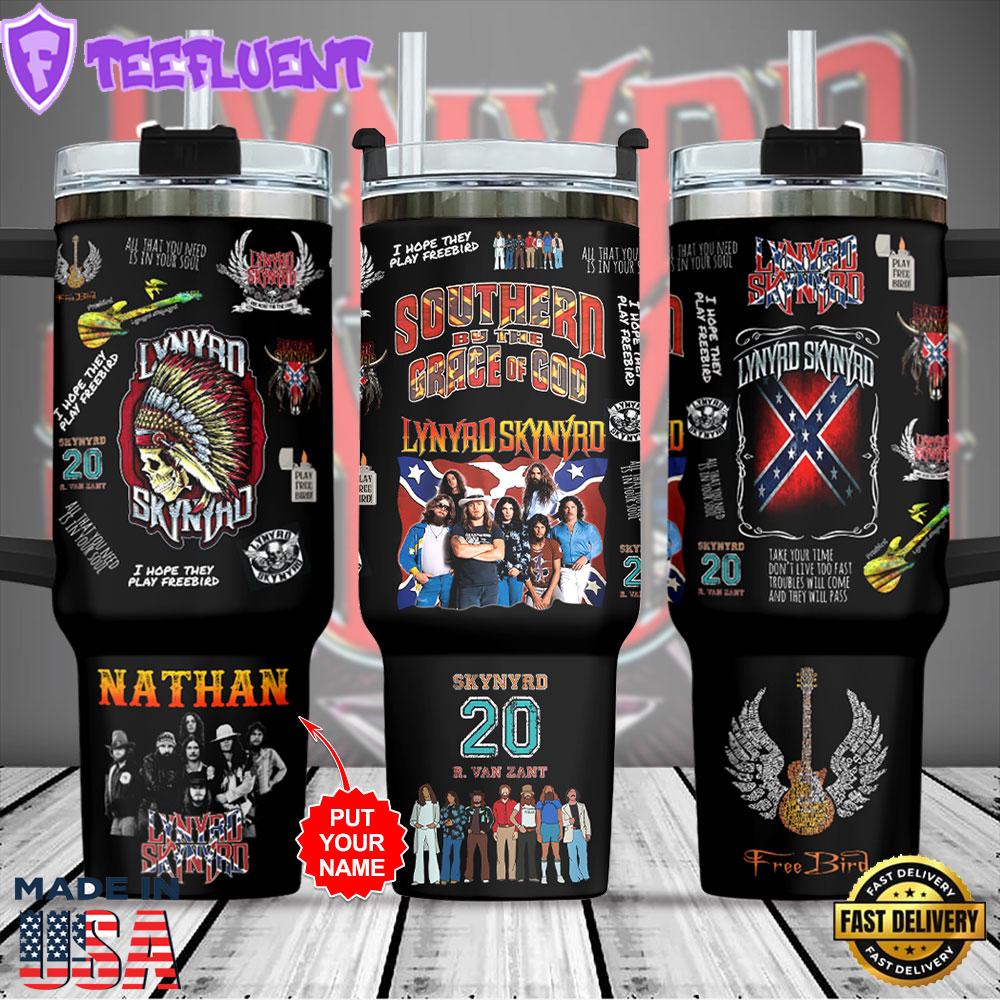 Personalized Lynyrd Skynyrd 40oz Stanley Tumbler