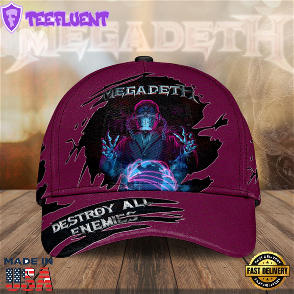 Personalized Megadeth Band Classic Cap Hat 3D For Women And Men