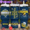 Personalized Michigan Wolverines Football 40oz Stanley Tumbler
