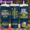 Personalized Michigan Wolverines Football 40oz Stanley Tumbler Summer For Fans