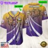Personalized Minnesota Vikings 3D Baseball Jersey Nfl Baseball Jersey Mascot Shirt For Fans