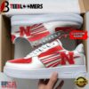 Personalized Name NCAA Nebraska Cornhuskers Air Force 1 Shoes