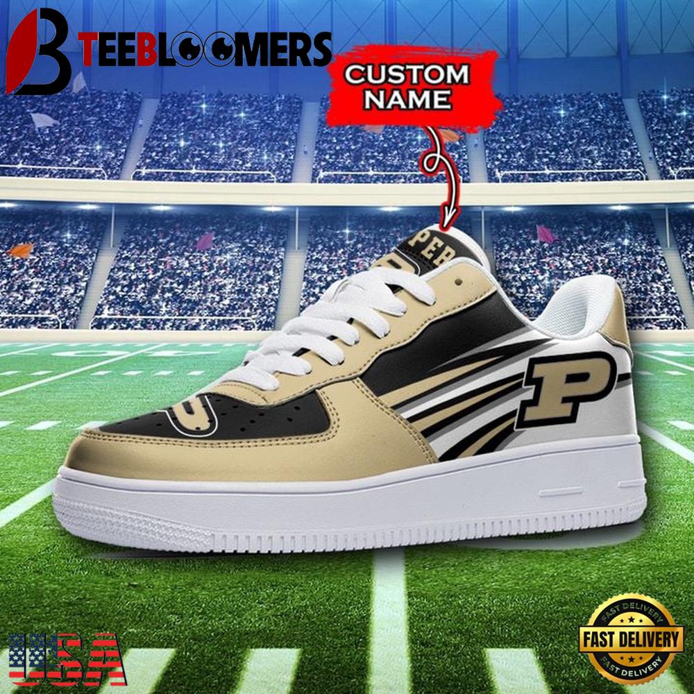 NCAA Purdue Boilermakers Custom Name Air Force 1 Shoes For Men Women NCAA Purdue Boilermakers Custom Name Air Force 1 Shoes For Men Women