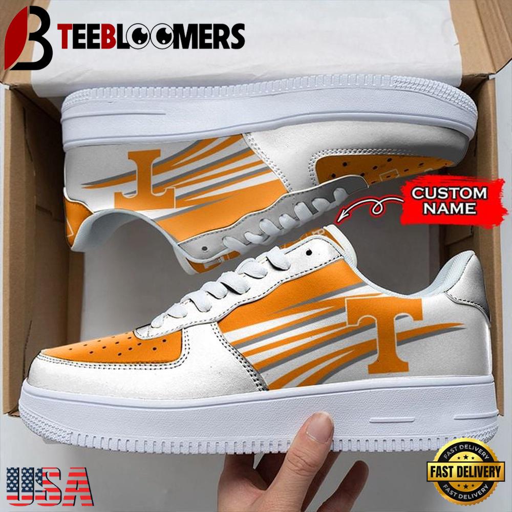 Personalized Name NCAA Tennessee Volunteers Air Force 1 Shoes