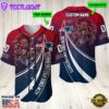 Personalized New England Patriots 3D Baseball Jersey Nfl Baseball Jersey Mascot Shirt For Fans