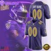 Personalized NFL Baltimore Ravens Purple Rises Football Jersey