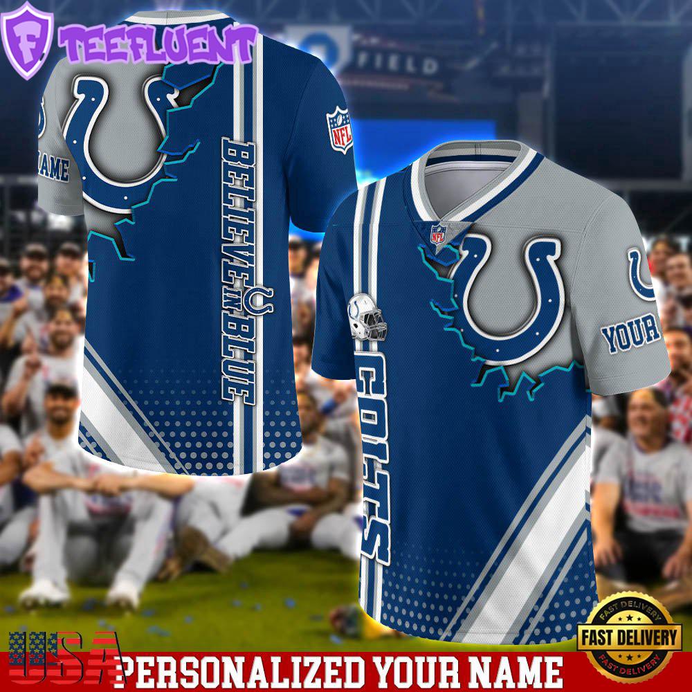 Personalized NFL Indianapolis Colts Team Logo Player Football Jersey