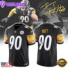 Custom Name NFL Pittsburgh Steelers T J Watt White Game Jersey Football Jersey 3 Personalized NFL Pittsburgh Steelers T J Watt White Game Jersey Football Jersey
