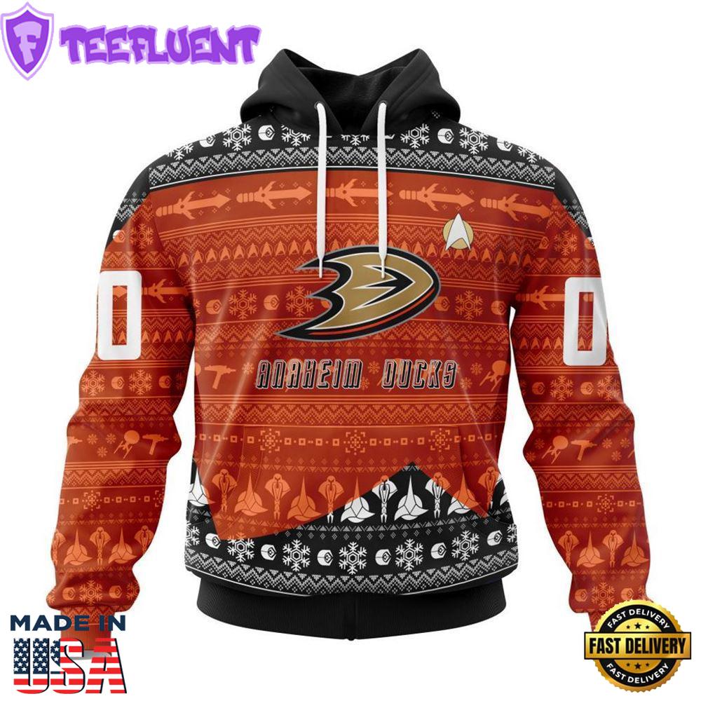 Personalized NHL Anaheim Ducks Special Star Trek Design Hoodie