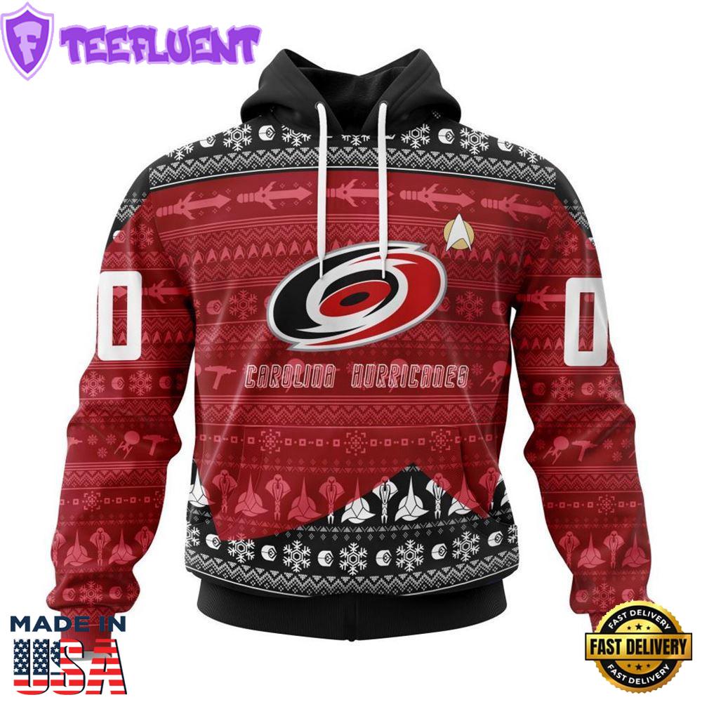 Personalized NHL Carolina Hurricanes Special Star Trek Design Hoodie